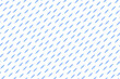 Abstract Seamless Geometric Slanted Dashes Light Blue Pattern. White Textured Background.