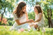 © STOCK IMAGES STALL - Warm Embrace of Motherhood: Sharing Laughter and Sunshine