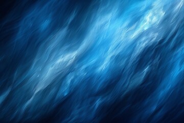Poster - This image captures the deep blue hues of an ocean, with light playing across the ripples and shadows giving a sense of depth