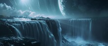 In A Groundbreaking Discovery, A Planet Is Found With Waterfalls That Flow Upwards, Defying Gravity Due To Intense Magnetic Anomalies