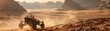 © doraclub - Martian Desert Rover Exploring Alien Terrain on Extraterrestrial Expedition