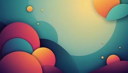 Poster - Abstract vector Wave technological lines background with space of your text.