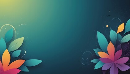 Poster - Creative geometric wallpaper. Trendy gradient shapes composition. 