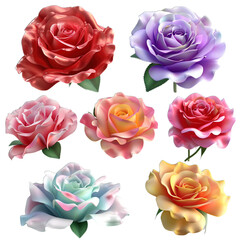 Canvas Print - set of roses