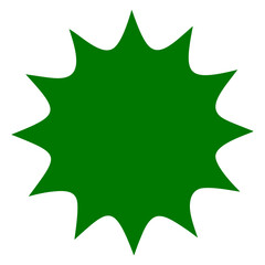 Poster - starburst design element. sticker vector