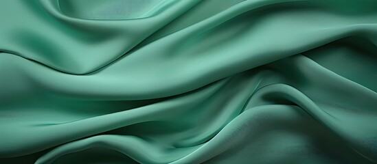 Aufkleber - Abstract green fabric texture background with copy space image Top view empty template