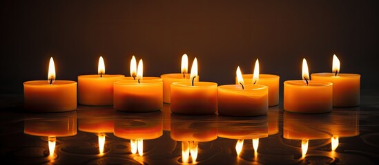 Leinwandbilder - Copy space image of candles