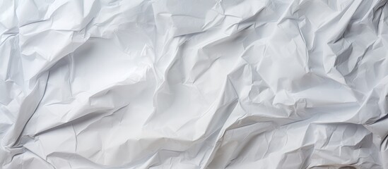 Poster - A crumpled paper surface ideal for adding texture to backgrounds and designs captured in an abstract copy space image