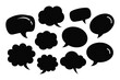 © mobarok8888 - Comic speech bubble hand-drawn on a white background in the style of a doodle Vector illustration bubble chat, message element