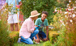 © Monkey Business - Teenage Grandson Helping Grandmother With Gardening At Home Learning About Plants And Nature