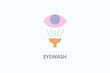 Eyewash Vector Icon Or Logo Illustration