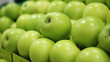 Fresh Green Apples Ready for Sale