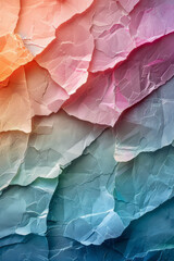 Poster - Contemporary wallpaper design featuring a subtle gradient from pastel pink to light green,