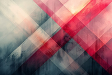Poster - Modern graphic design of a poster with a soft gradient and sharp lines cutting across the canvas,