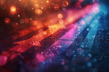 Poster - Presentation slide background with a subtle gradient and dynamic arrows pointing towards text areas,