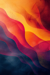Aufkleber - Marketing flyer design with a gradient background and energetic geometric bursts,