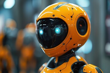 Poster - Robot constructor robot technology futuristic future cyborg machine science concept