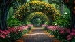 © Rayhanbp - gardening park green beauty arch flowers blossom nature tree plant way botanical landscape