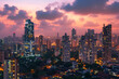 Panoramic skyline of a booming real estate market city full of opportunities for investors 