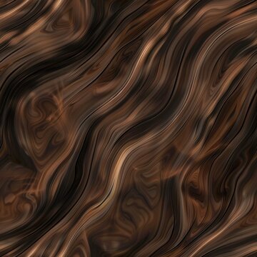 Dark brown walnut wood seamless pattern, wooden texture