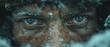 © mydegage - Create a dynamic close-up image capturing the determination and courage in the eyes of an explorer gazing into the unknown, emphasizing their adventurous spirit