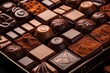 Assorted pieces of chocolate