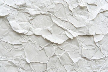 Poster - A detailed view of a white paper. Ideal for backgrounds or mockup designs