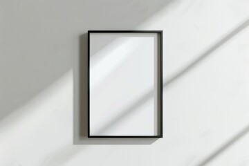 Poster - A picture frame hanging on a wall in a room. Suitable for interior design concepts