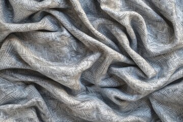 Poster - Close up of a fabric with a pattern, ideal for textile backgrounds
