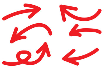 Poster - hand drawn arrow collection. vector
