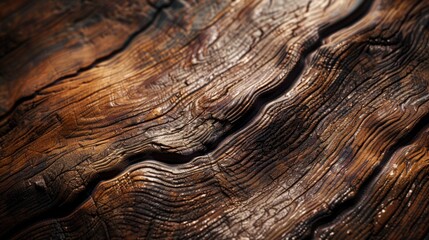 Aufkleber - Detailed view of a piece of wood, suitable for backgrounds or textures