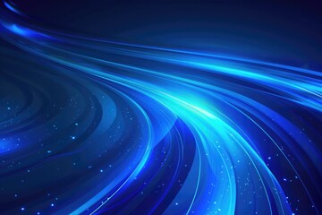 Aufkleber - Abstract blue background with stars and lines. Suitable for various design projects