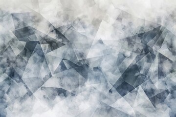 Aufkleber - Abstract digital painting of geometric triangles. Suitable for graphic design projects