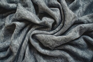 Poster - Close up of a fabric with a unique pattern, perfect for textile designs