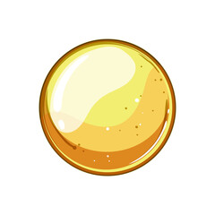 Poster - web round game button cartoon. template ui, frame app, banner download web round game button sign. isolated symbol vector illustration