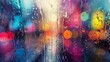 © Ava - Sheets of rain cascading down from the heavens, distorting the world into a watery tableau of blurred lines and shifting colors.