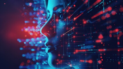 Poster - Graphic representation of AI-driven deception techniques used to deter cyber attackers