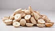 arrowroot dry fruit on white background