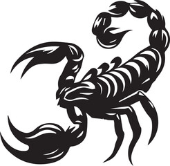 Wall Mural - SCORPION silhouette vector EPS