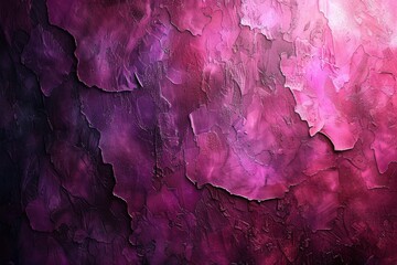 Poster - A dynamic and deep pink and purple texture created with abstract paint strokes
