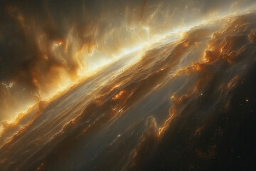 Wall Mural - surreal solar system: a celestial canvas of wonders and imagination. generative ai