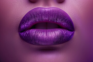 Poster - Smooth gradient purple background, suitable for graphic design, backgrounds, and wallpapers