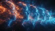 © Aliaksandra - silhouettes of heads connected by glowing brain synapses, representing telepathic communication, illustration for a concept banner