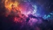 © Jelena - aweinspiring colorful nebula and galaxy cloud in deep space capturing the wonders of the universe abstract photo