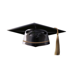 Wall Mural - graduation cap and diploma