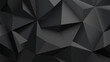© kurkalukas - Black grey abstract vector background. Geometric monochrome mosaic composed of triangles. Dark polygons wallpaper. Gradient. Shadow