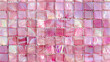 Pink glass mother of pearl pink mosaic (wall)