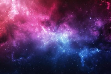 Wall Mural - Ethereal nebula illuminating interstellar space. Illustration of a background with a majestic space theme.