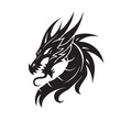 © Alexey - Dragon in cartoon, doodle style . Image for t-shirt, web, mobile apps and ui. Isolated 2d vector illustration in logo, icon, sketch style, Eps 10, black and white. AI Generative