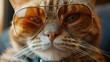 Cool Cat with Aviator Sunglasses
